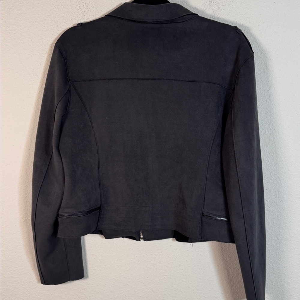 Anna Cai large gray moto jacket never worn - Picture 2 of 4